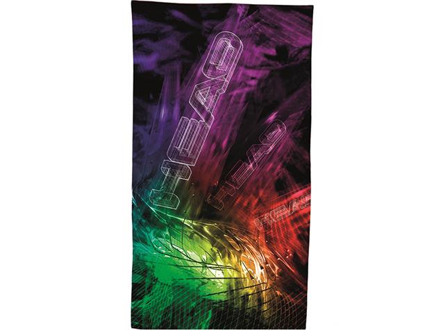 Head Printed Microfiber Towel Microfaser Handtuch 150 x 75 cm - coloured