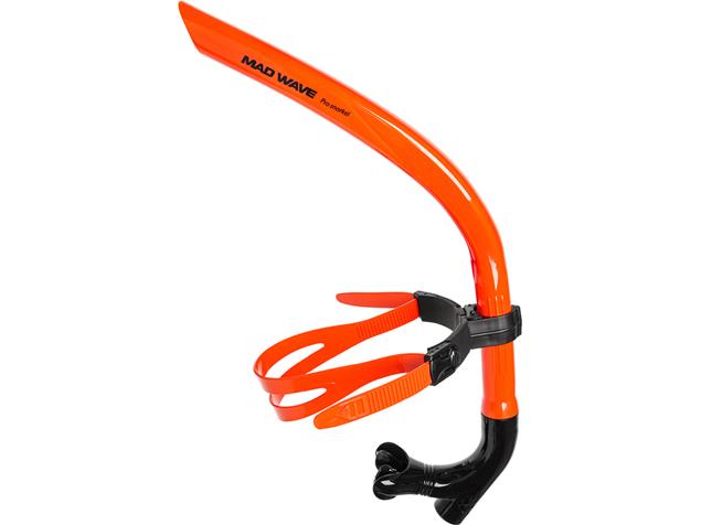 Mad Wave Pro Snorkel Front-Schnorchel - orange