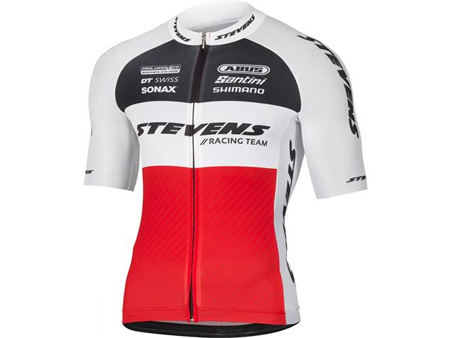 Stevens Racing Team Aero Jersey Trikot kurzarm - S red/black/white