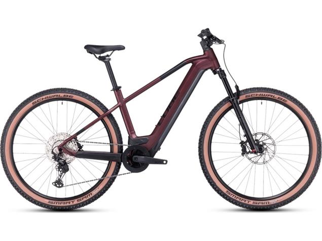 Cube Reaction Hybrid SLX 750 27.5"  Mountainbike Elektrorad - 15/S rubyred'n'black