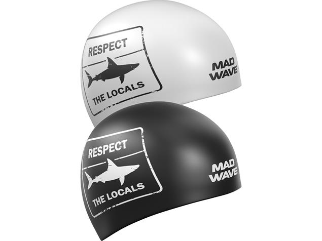 Mad Wave Respect Reversible Silikon Badekappe - black