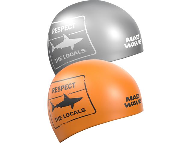 Mad Wave Respect Reversible Silikon Badekappe - orange