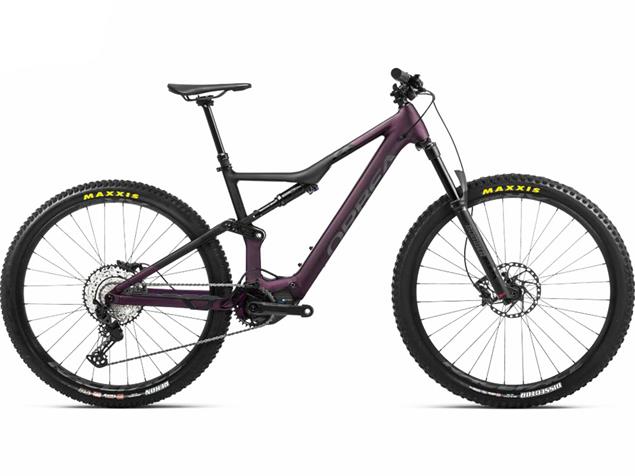 Orbea Rise H30 Mountainbike Elektrorad - L metallic mulberry/black