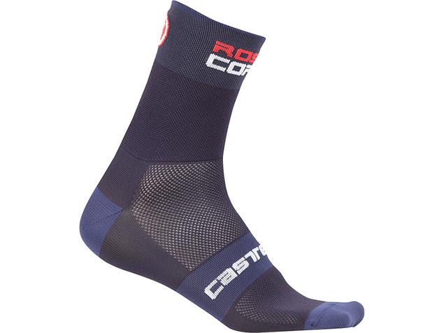Castelli Rosso Corsa 6 Sock Socken - XXL dark steel blue