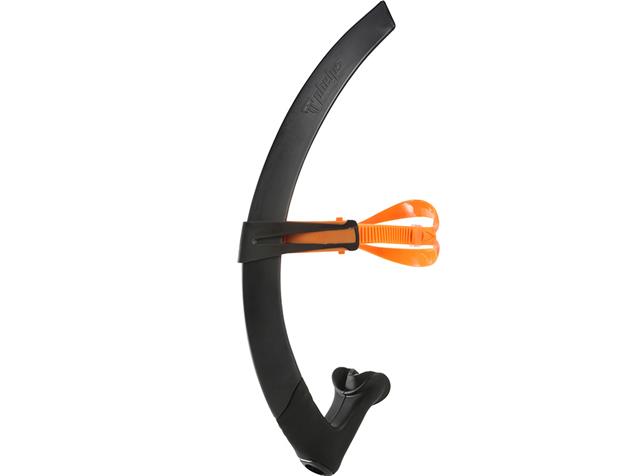 Phelps Focus Snorkel Front-Schnorchel Aqua Sphere - black/orange