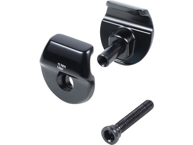 Bontrager Sattelklemme für 7x10 mm Gestelle schwarz für XXX Sattelstütze