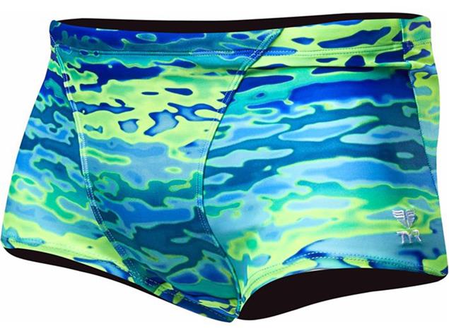 TYR Serenity All Over Trunk Badehose blue/green - 5