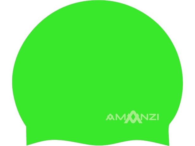Amanzi Signature Neon Green Silikon Badekappe
