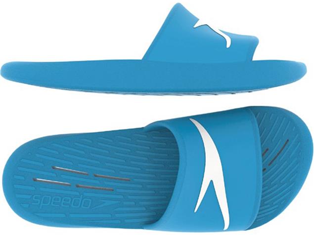 Speedo Slides Junior Badeschuhe - 35,5 blue