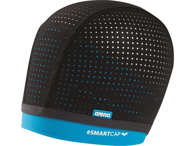 Arena Smart Cap Aquafitness Badekappe - black/turquoise