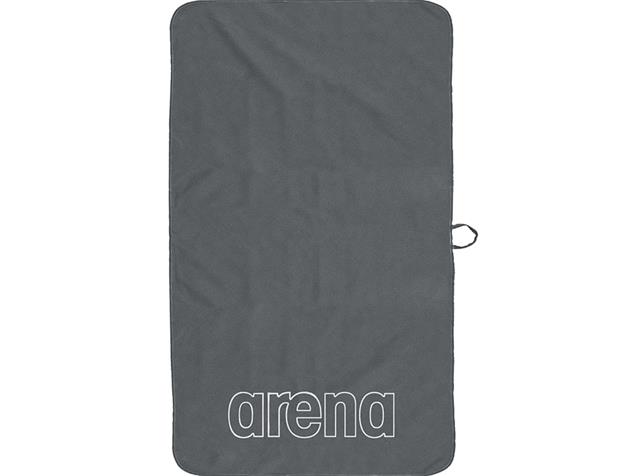 Arena Smart Plus Mikrofaser Handtuch - grey/white