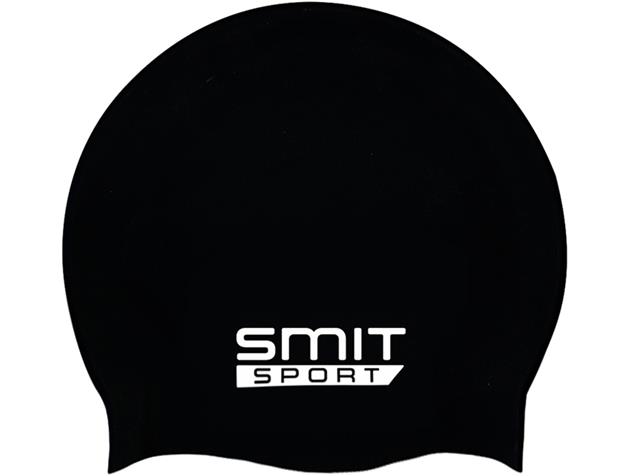 Smit Sport Long Hair Silikon Badekappe - black