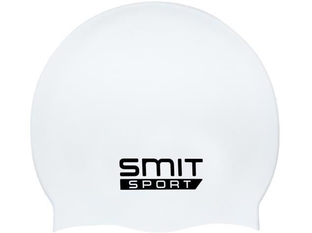 Smit Sport Long Hair Silikon Badekappe - white