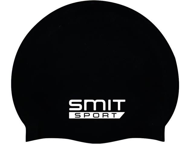 Smit Sport Soft Silikon Badekappe - black