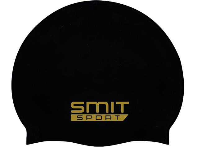 Smit Sport Soft Silikon Badekappe - black/gold