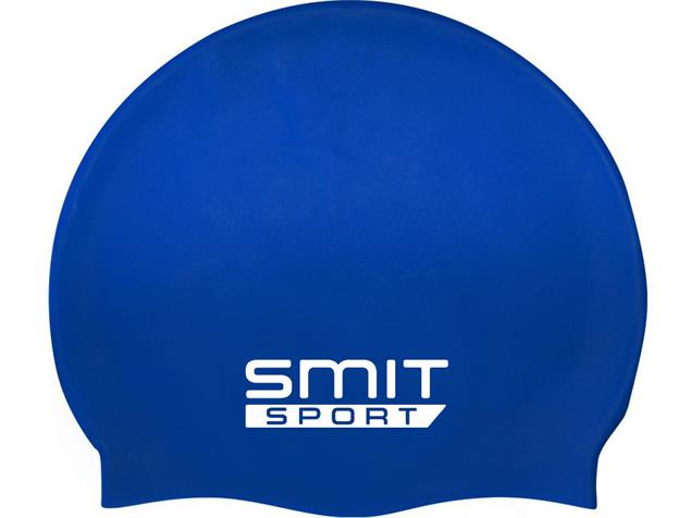 Smit Sport Soft Silikon Badekappe - royal/white