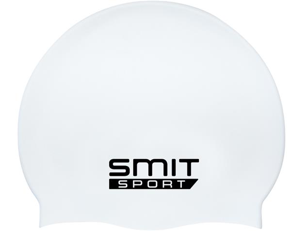 Smit Sport Soft Silikon Badekappe - white
