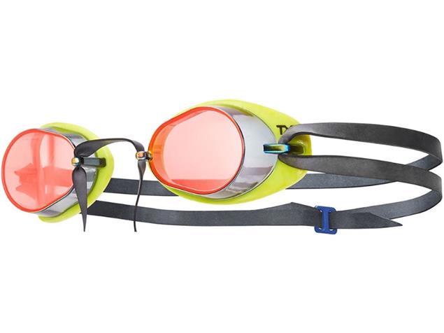 TYR Socket Rockets 2.0 Mirror Schwimmbrille Adult Fit - black-yellow/red