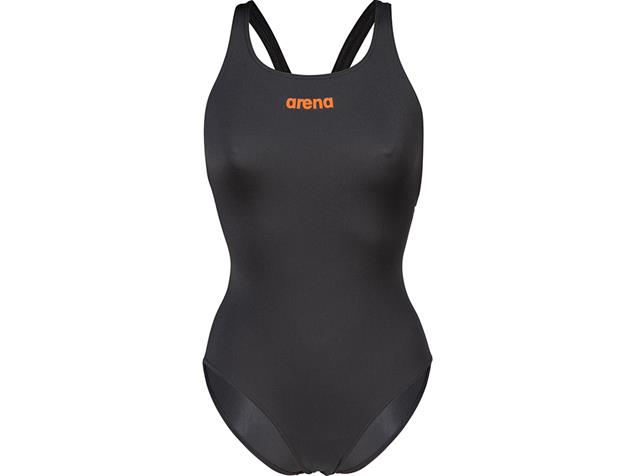 Arena Solid Badeanzug New Swim Pro Back - 46 asphalt/black