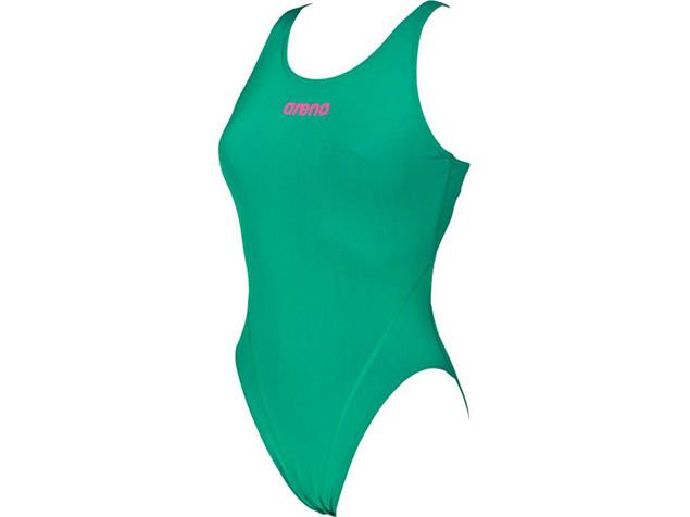 Arena Solid High Badeanzug Swim Tech Back - 42 persian green/aphrodite
