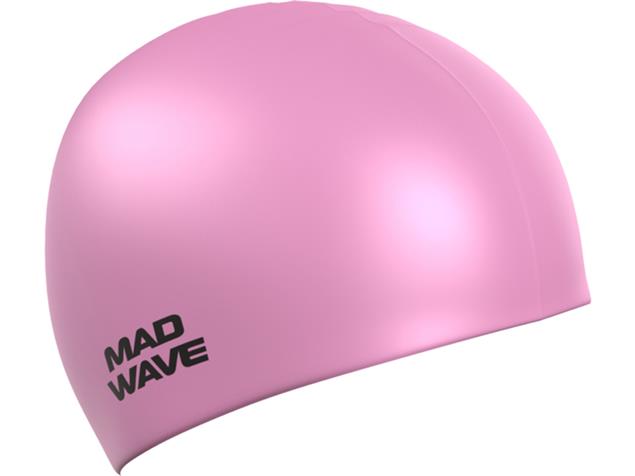 Mad Wave Solid Pastel Silikon Badekappe - pink