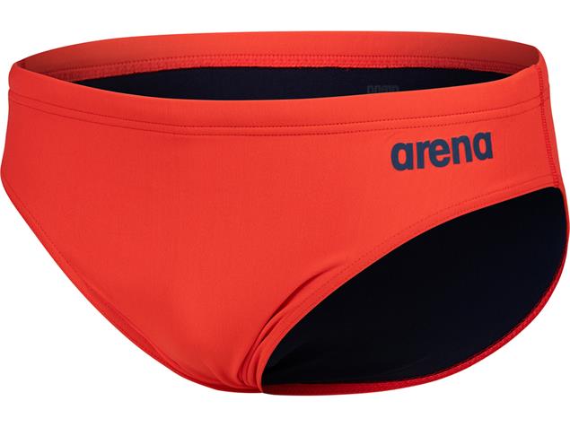 Arena Solid Brief Badehose - 8 bright coral