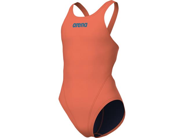 Arena Solid Mädchen Badeanzug Swim Tech Back - 152 bright coral