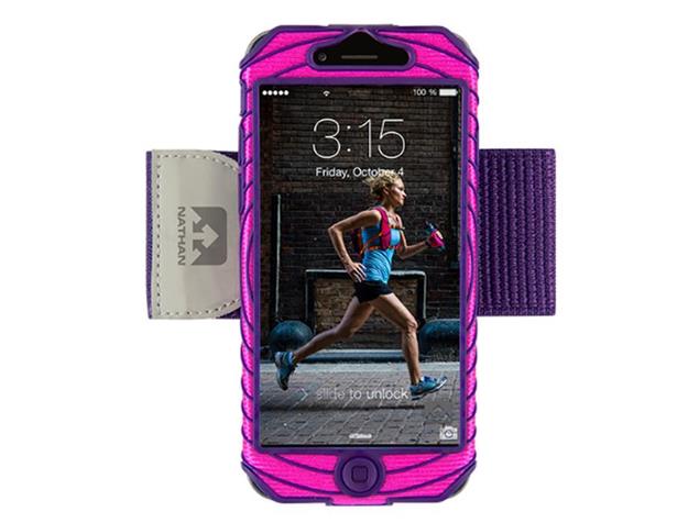 Nathan Sonic Boom Hülle für iPhone 6 - floro fuchsia/imperal purple