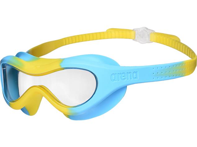 Arena Spider Kids Mask Schwimmbrille - clear-yellow-lightblue