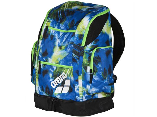 Arena Spiky 2 Large Backpack Rucksack Limited, 40 Liter - palms blue/green