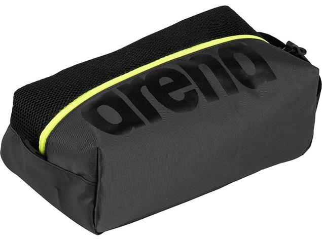 Arena Spiky III Pocket Bag Tasche - dark smoke/neon yellow