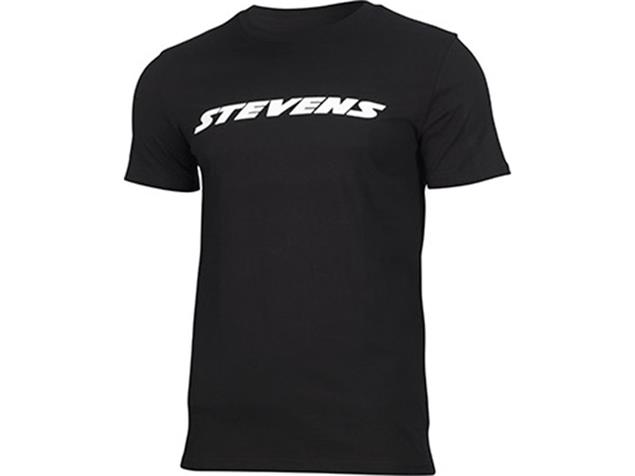 Stevens Baumwoll T-Shirt schwarz