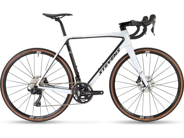 Stevens Super Prestige 2x12 Cyclocrossrad - 60 carrara white/carbon