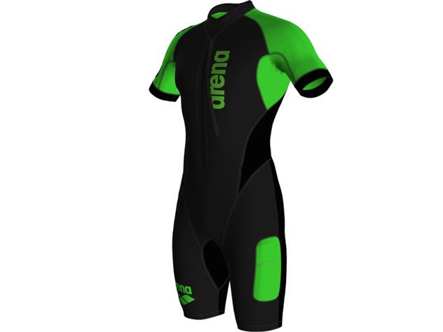 Arena SwimRun Wetsuit  Men Neoprenanzug black/fluo green - XL