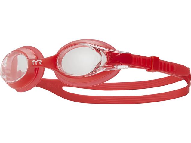TYR Swimple Kids Schwimmbrille red/clear