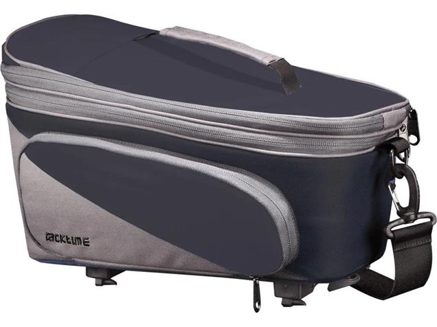 Racktime Talis Trunk Bag Eco Gepäckträgertasche - carbon schwarz/stone grau