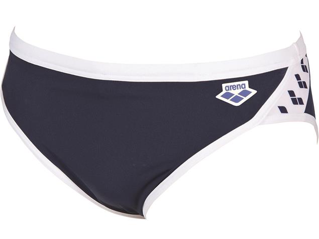 Arena Team Icons Solid Brief Badehose 005045 - 1 navy/white