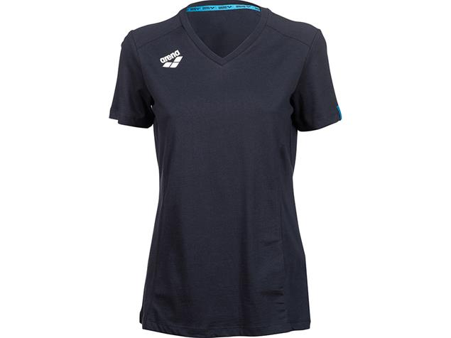 Arena Team Line Damen Baumwoll T-Shirt 004892 - XS navy
