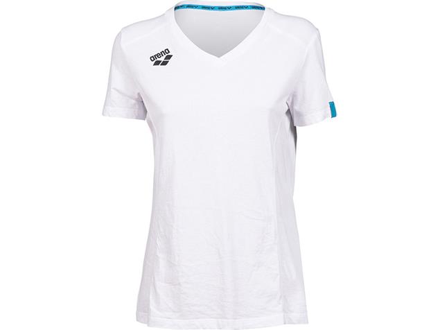 Arena Team Line Damen Baumwoll T-Shirt 004892 - S white