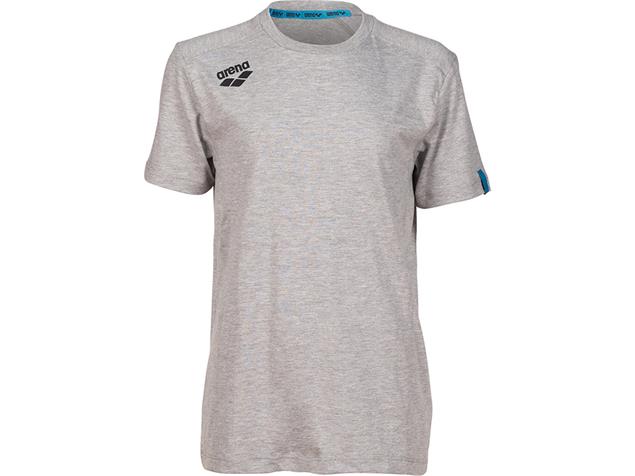 Arena Team Line Junior Baumwoll T-Shirt 004918 - 140 medium grey heather