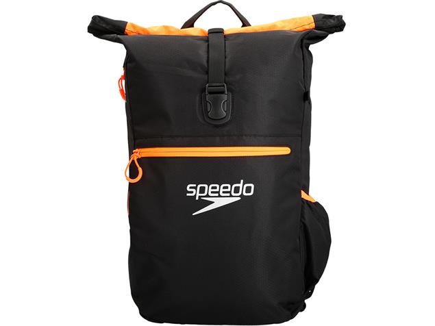 Speedo Team Rucksack III 30 Liter - black/fluo orange