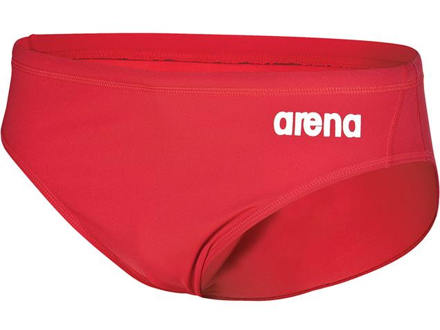 Arena Team Solid Brief Badehose 004773 - 5 red/white