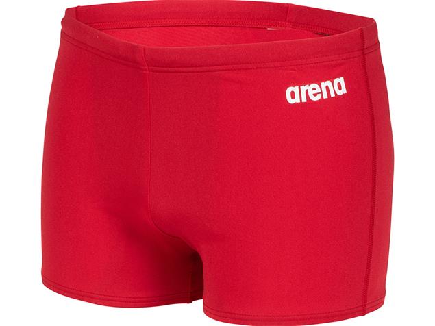 Arena Team Solid Jungen Short Badehose 004777 - 152 red/white