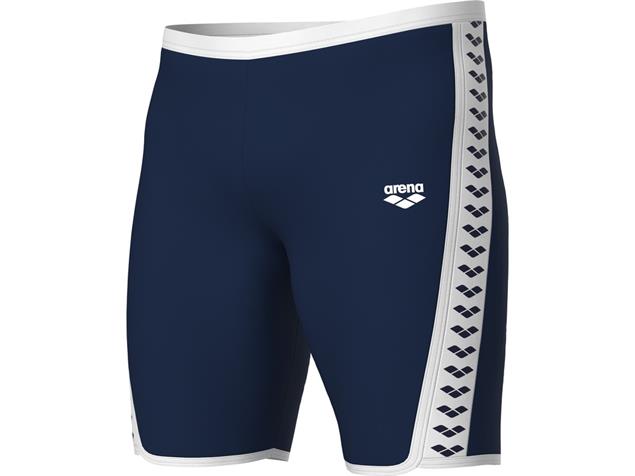 Arena Team Icons Solid Jammer Badehose - 4 navy/white