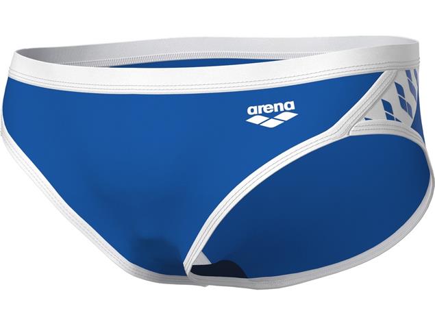 Arena Team Icons Solid Brief Badehose - 8 royal/white