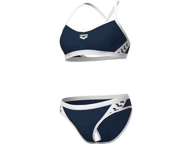 Arena Team Icons Solid Schwimmbikini Cross Back - 36 navy/white