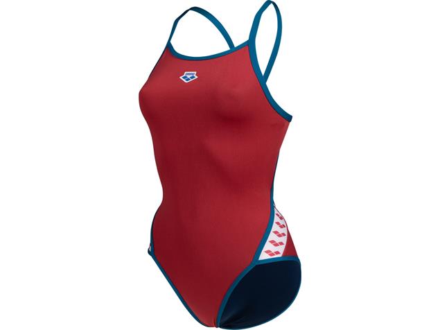 Arena Icons Solid Badeanzug Super Fly Back - 34 astro red/blue cosmo