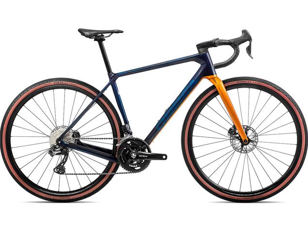 Orbea Terra M20iTeam Gravel Roadbike - XL blue carbon/leo orange
