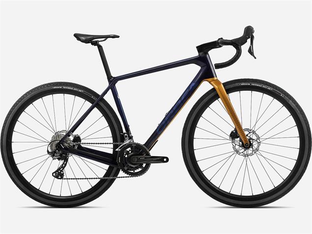 Orbea Terra M30Team Gravel Roadbike - S blue carbon/leo orange