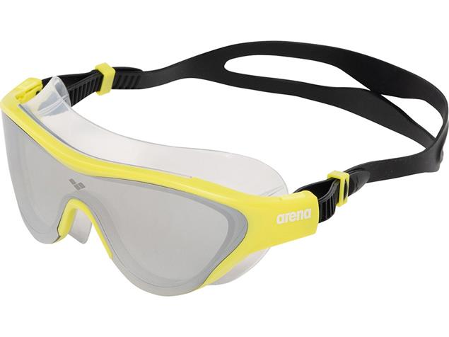 Arena The One Mask Mirror Schwimmbrille - silver/soft green/black